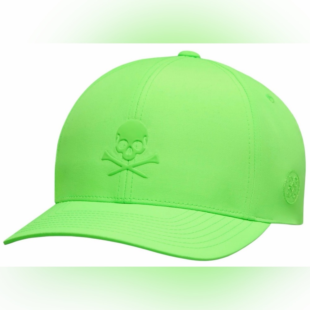 NWT G/FORE Adult Silicone Skull & Tees Low-Profile Golf Hat, Gecko, OSFA